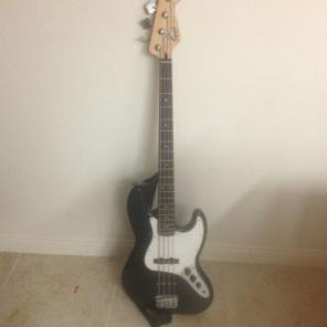 Black Squier Jazz Bass Guitar