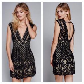 NWT - Free People Lace Mini Dress (6)