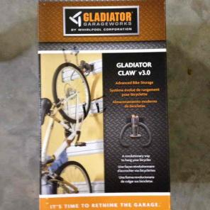 new gladiator wall mount claw bike hook