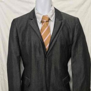 Hugo Boss Men's Gray Zip Sport Coat