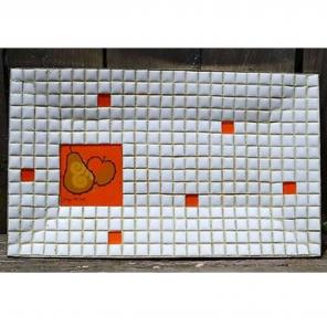 Mid Century Mod Briard Mosaic Tile Dish