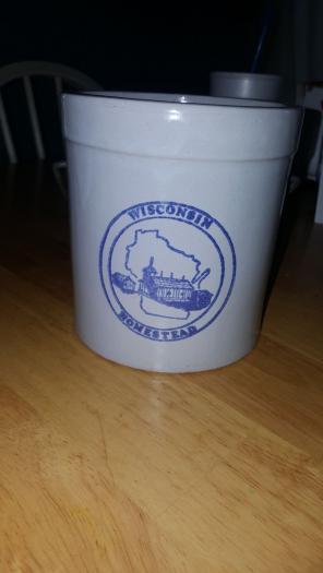 Wisconsin homestead crock vintage