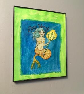 Ship Wrecked Mermaid- Painting