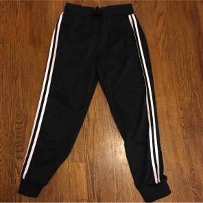 Large black sweat pants