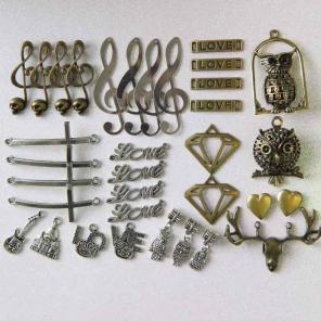 34 beading charms for making jewelry