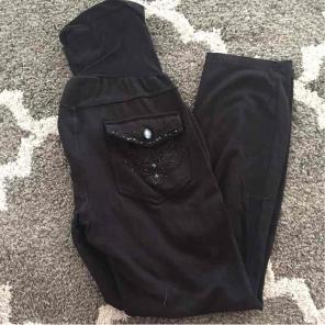 Black maternity skinny pants L