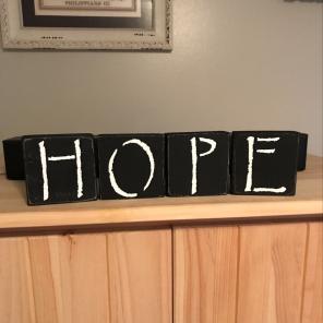 Hope Primitive Handmade Wood Blocks