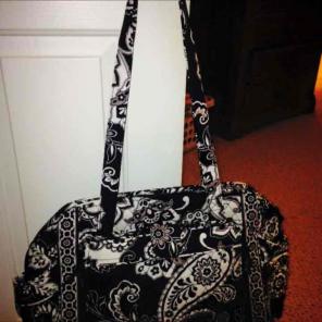Vera Bradley diaper bag and wristlet