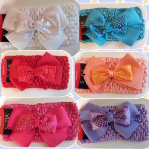 Baby girls headbands bundle