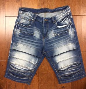 Sz 34 Shorts Cut Zipper Shorts