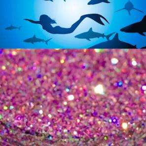 'A MERMAIDS KISS '. Cosmetic GLITTER