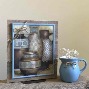 Rustic Wood Pallet Home Decor Set