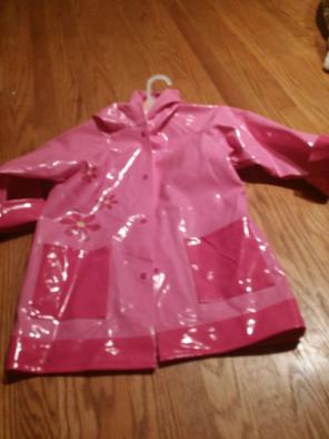 Adorable Girls Rain Jacket 3T