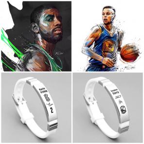 NBA Curry&Kyrie White Bracelet