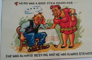 Vintage Comic Postcard