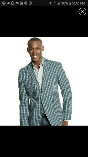 SEAN JOHN Collection Plaid Sport Coat