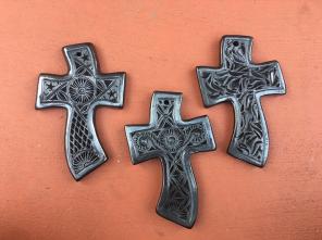Set Of 3 | Hand Made | BarroNegro Cross