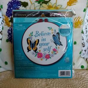 Believe in yourself Embroidery Kit