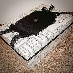 Handmade Gothic Inspired Bin