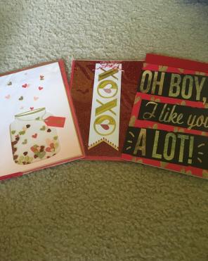 3 Valentines Cards