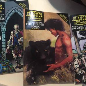 3 Classics illustrated book lot comic