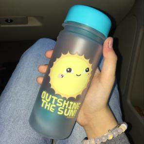 outshine the sun water bottle