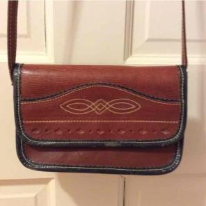Ann Taylor leather cross body bag