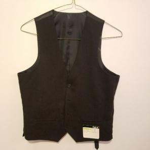 NWT Bar 3 Navy Striped Vest - Sz 38S