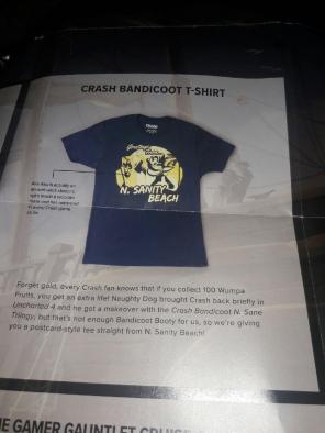 Crash Bandicoot Tee Shirt Size XL
