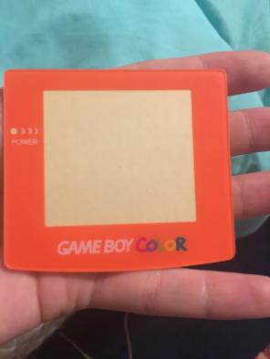 Orange Gameboy Color Screen Replacement