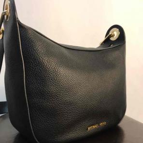 Michael Kors Raven Pebbled Shoulfer Tote