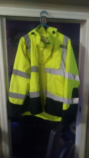 Mens Radians safety jacket