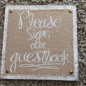 Guestbook sign