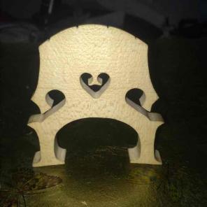 WOODEN CELLO BRIDGE