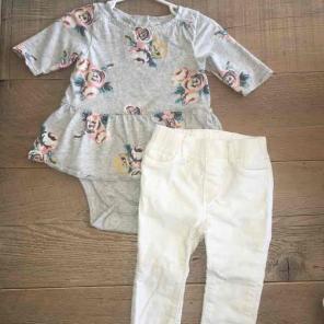 Old navy top & baby gap Corduroys