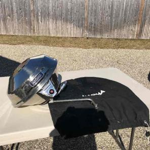 Magma boat grill with canvas cover