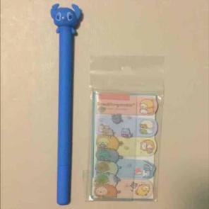 Stitch Pen & Sanrio Sticky Notes