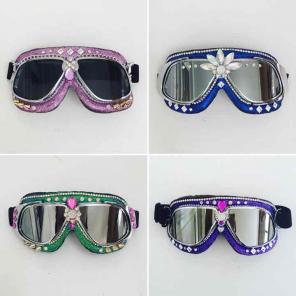 Hand made burning man goggles