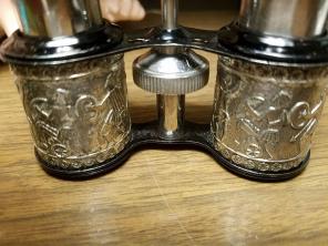 Antique opera glasses made in occupied j