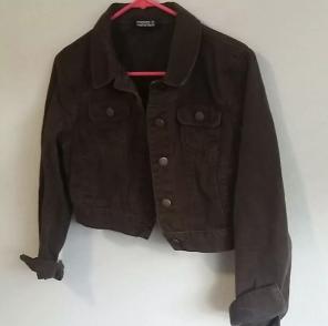 Forever 21 small cropped jean jacket