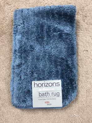 Blue Bathroom Rug