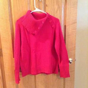 (L) Hannah Mock Neck Sweater