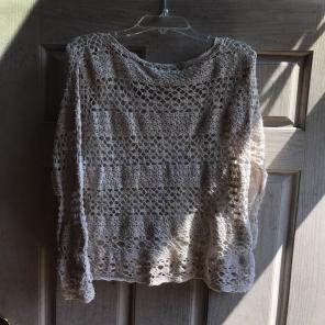 Coldwater Creek Crotchet Sweater