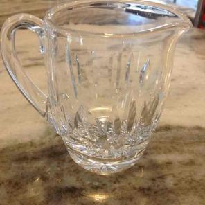Waterford Crystal creamer, 4"x3"