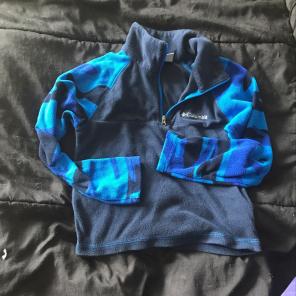 Colombia XXS Navy, Half Zip Pullover