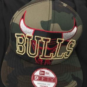 Camo Bulls Hat
