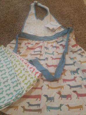 Dachshund Apron and Dish Towels