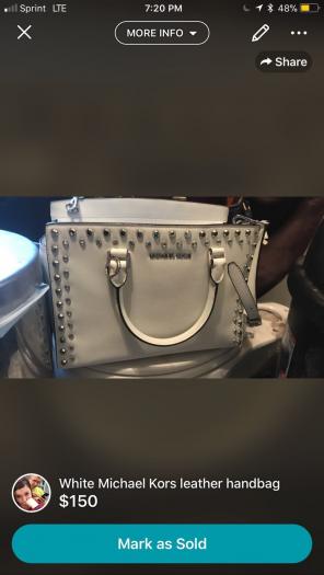 Micheal Kors Leather Handbag