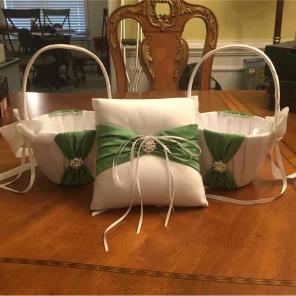 Flower girl basket/ring bearer pillow