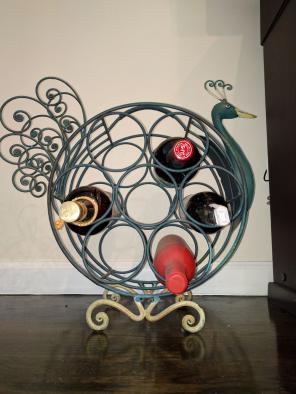Peacock Wine Rack